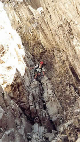 Rinne zur Südlichen Ilfenspitze